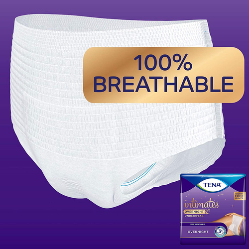 TENA Women's Incontinence Underwear Overnight Absorbency Small/Medium - 64 Count - Bild 8 von 11