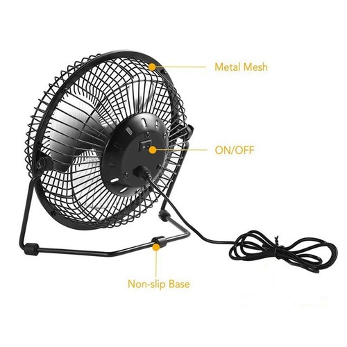 5W Solar Panel Powered Fan For Outdoor Cooling USB Solar Fan Kit For Greenh ZO - Picture 4 of 23