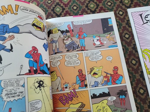 CLEAN CoMIC LoT 2 REN STIMPY BAG BoARD EXCELLENT SPIDERMAN PoWDERED ToAST MAN #1 - Bild 6 von 10