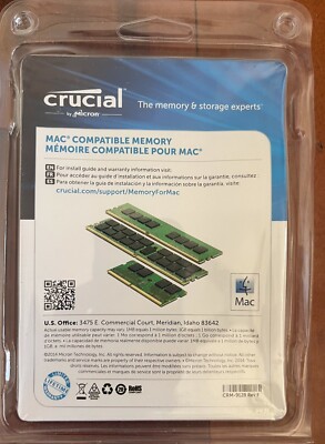DDR3-1866 32GB (16GB×2) SODIMM – Crucial Crucial 32GB Kit (16GB x 2) DDR4 2666 MT/s (PC4-21300