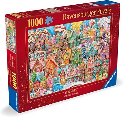RAVENSBURGER 01267 PUZZLE 1000 TEILE WEIHNACHTSPLÄTZCHENDORF