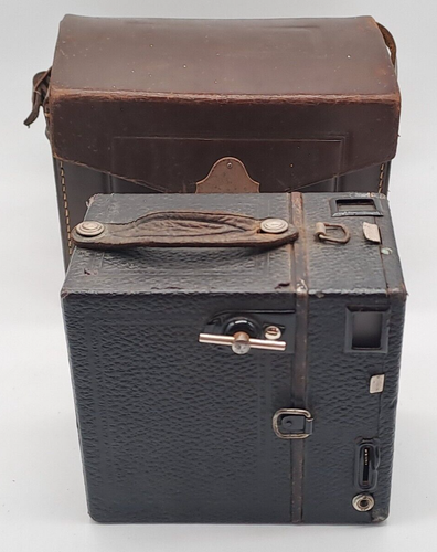 Zeiss Ikon Box Tengor 54/2 Boxkamera 6x9cm Film + Tasche ab 1928 Goerz Frontar - Bild 9 von 9