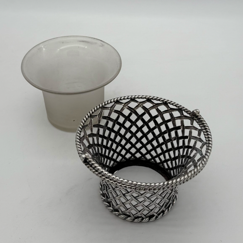 Mitte 19. Jahrhundert antiker viktorianischer Silber Zuckerkorb Sheffield 1851 Henry Wilk - Bild 1 von 6