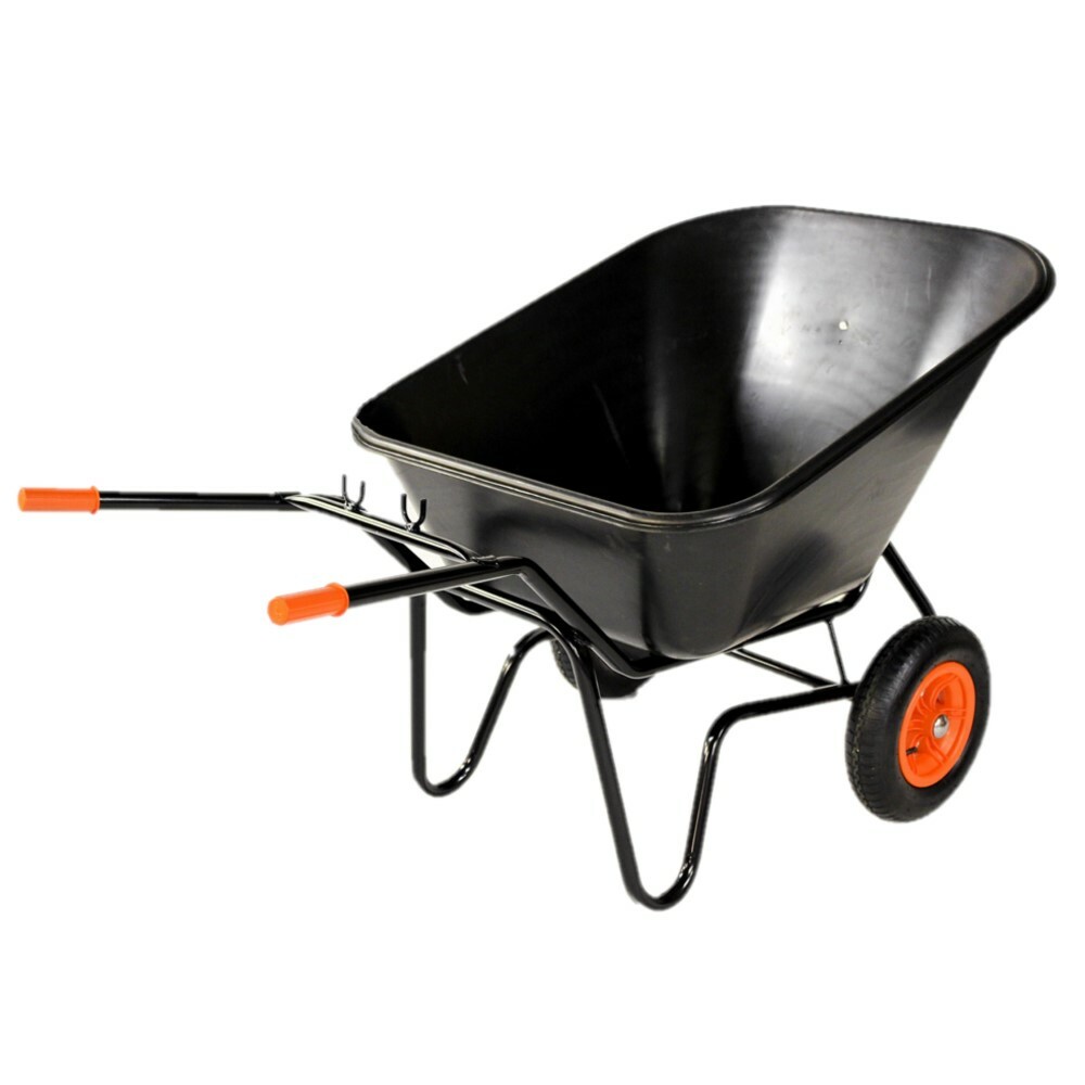 GIANT HUGE XL 200L TITAN WHEELBARROW WITH PNEUMATIC WHEEL