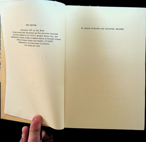 Atlas Shrugged by Ayn Rand HC 1957 First Printing - Imagen 3 de 5