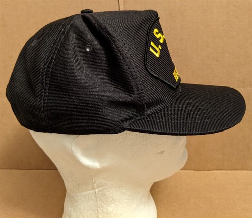 Vintage US Army Veteran Black Snapback Baseball Hat Cap Adjustable USA Made - Bild 3 von 7