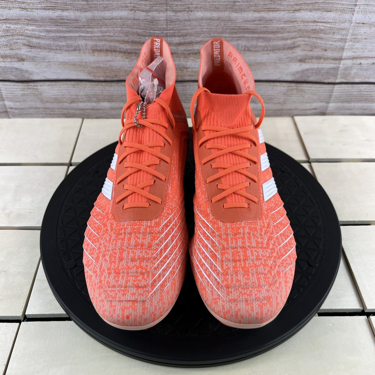 ⚽️Adidas Predator 19.1 SG Coral Soccer Metal Cleats (G25818