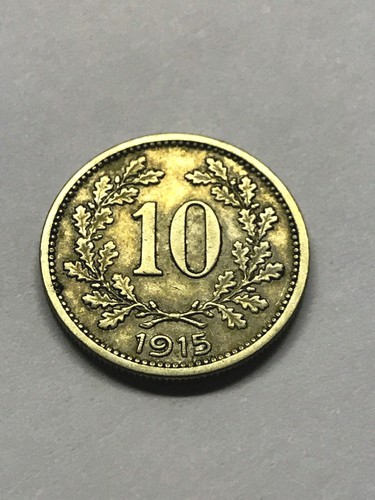 1915 Austria 10 Heller XF #541 - Picture 2 of 2
