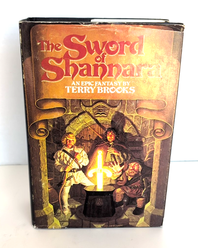 Vintage Terry Brooks HCDJ Das Schwert von Shannara Buch Club Edition
