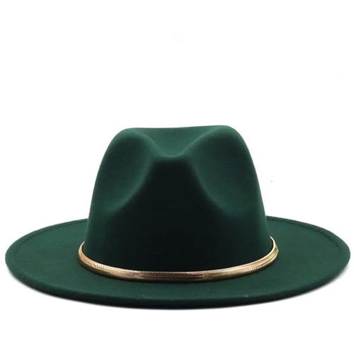 2023 Grasgrüner Fedora Panamahut mit breiter Krempe Jazzhut für Damen und Herren - Bild 30 von 42