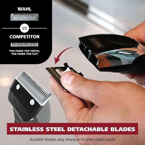 Wahl Cordless Chrome Cut Combo – Pro Hair Clipper & Trimmer Grooming Kit - Bild 18 von 22