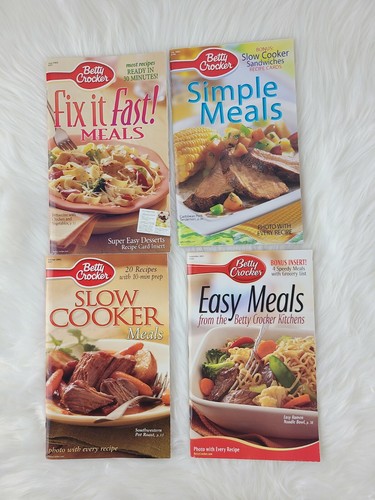 Vintage Set 8 Betty Crocker Kochbuch Mini-Magazine 2003 sehr guter Zustand - Bild 3 von 5