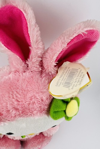 2011 8" Pink Hello Kitty Ty Beanie Babies Plush Stuffed Easter Bunny With Tag - Picture 5 of 5
