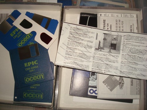 SET MIT 3 BOXEN VINTAGE SPIEL EPIC + KING S QUEST VI + DRAKKHEN AMIGA 500 - Bild 10 von 11