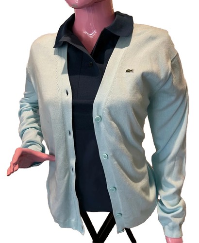 LACOSTE WOMEN'S CARDIGAN (Size 46=XL, 48=2XL) - Picture 2 of 5