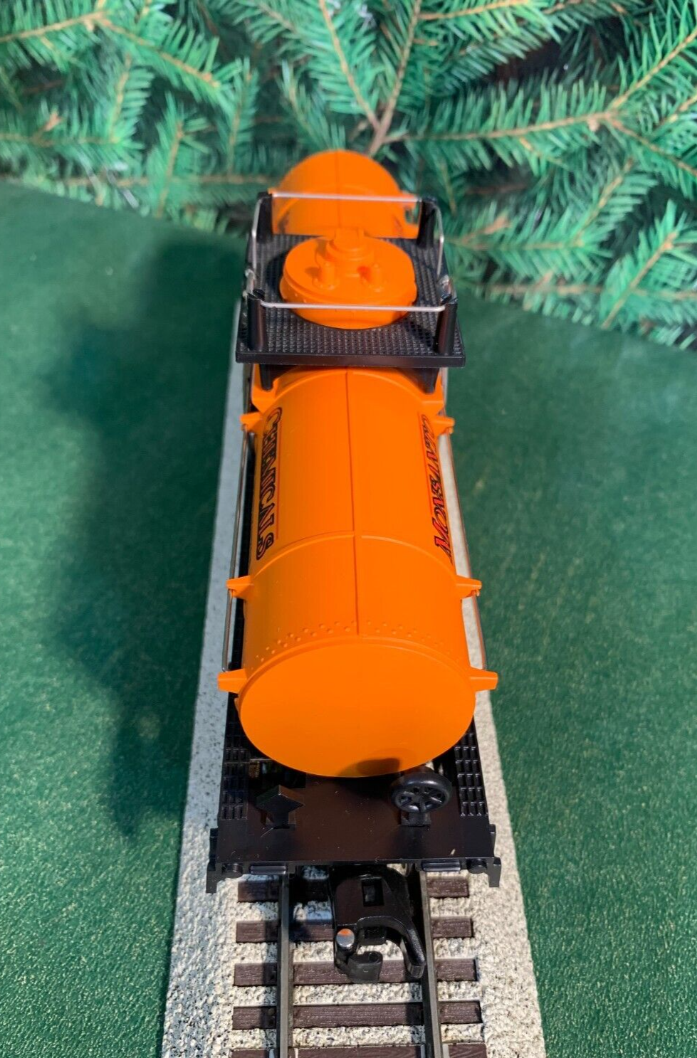 AMERICAN FLYER VERY RARE ORANGE MONSANTO CHEMICALS TANKER, MINT/BOX... (6-48496) - Picture 3 of 11
