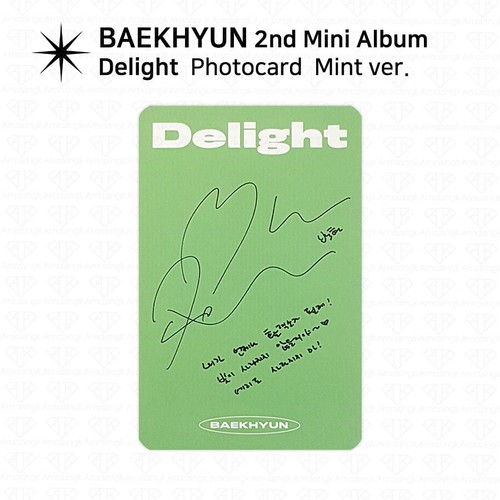 EXO Baekhyun 2nd Mini Album Delight Official Photocard Photo Card KPOP K-POP - Picture 24 of 40