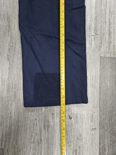 Boys 14 Husky Relaxed Navy Uniform Pants With Tags - Picture 4 of 11