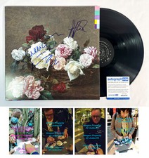 New Order FULL BAND Signed Power Corruption & Lies Vinyl Album EXACT Proof JSA New Order FULL BAND Signed Power Corruption & Lies Vinyl Album EXACT Proof JSA