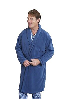 Champion Mens Luxury Polycotton Wrapover Robe Dressing Gown Champion Mens Luxury Polycotton Wrapover Robe Dressing Gown