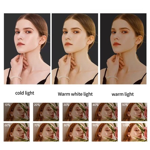Rechargeable LED Selfie Light Clip On Video Light for Phone Camera Laptop - Zdjęcie 5 z 8