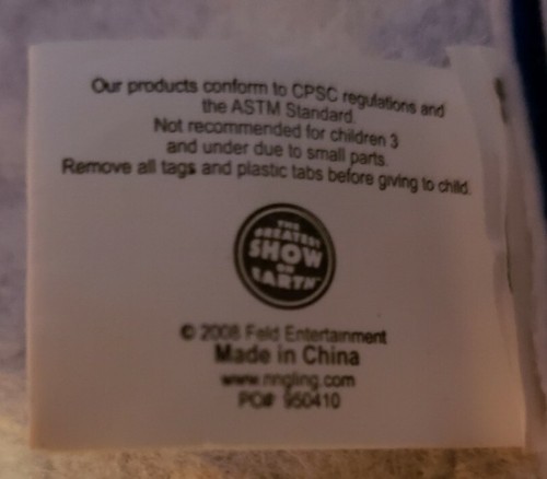 Ringling Brothers Circus The Greatest Show on Earth Pointy Wizard Hat Moon Stars - Picture 6 of 9