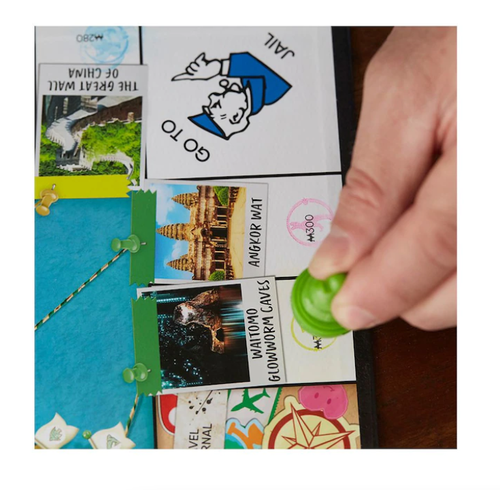 NEW SEALED BOX Monopoly Travel World tour Edition stamp the dry erase game wipe - Picture 4 of 9