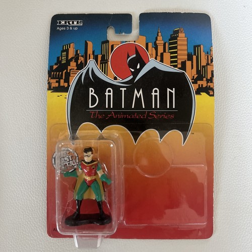 Vintage 1993 ERTL Die-Cast Metal BATMAN The Animated Series ROBIN - Picture 1 of 3