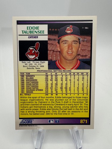 1992 SCORE BASEBALL CARDS #'S 751-999 NMMT - YOU PICK - Picture 252 of 296