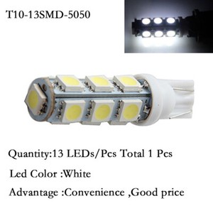 10PCS White T10 Wedge 5050 13SMD Backup Reverse LED Light Bulbs 192 10PCS White T10 Wedge 5050 13SMD Backup Reverse LED Light Bulbs 192