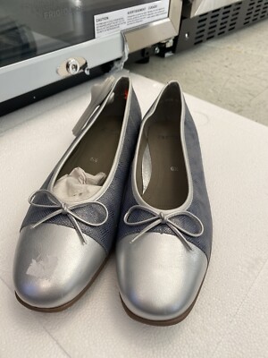 ARA Bella Blue Metallic/Silver Metallic US9