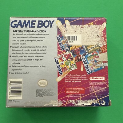 BOX ONLY Original Nintendo Game Boy DMG-01 Zelda Console Bundle | eBay