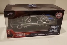  Fast & Furious X 1967 Chevrolet El Camino Black With Cannons Jada 1:32 Die-cast