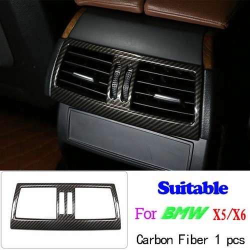 Interior Decorative Trim ABS Fiber Style Cover For BMW X5 X6 E70 E71 2008-2013 - Picture 21 of 25