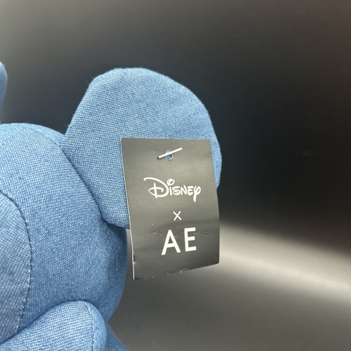 Mickey Mouse Disney X AE American Eagle Blue Denim Special Edition Plush 13" - Picture 2 of 9