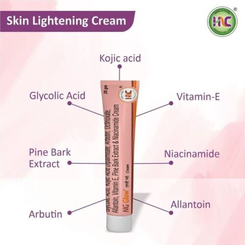 Heal n Cure Glow Cream 20 g per melasma, pigmentazione, cicatrice da acne, macchie scure/età - Foto 2 di 12