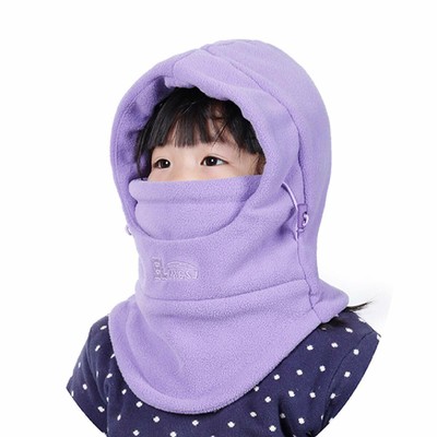 Azarxis Kids Childrens Balaclava Hat Fleece Ski Face Mask Winter Cap Adjustable Double Neck Warmer