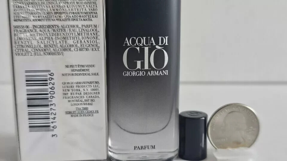 Acqua di Gio by Giorgio Armani 15 ML. 0.5oz Mens Parfum