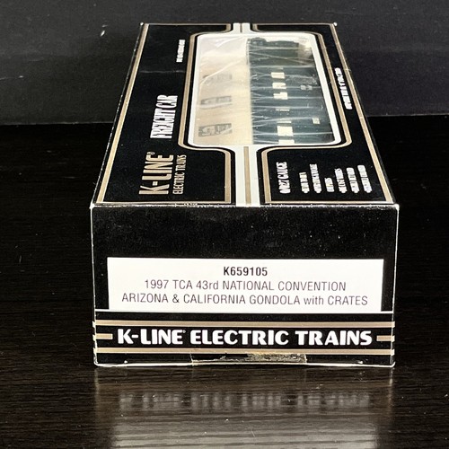 K Line K-659105 Arizona & California Gondola with Crates O/O27 Gauge (3B) - Picture 7 of 14