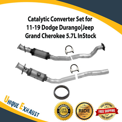 Catalytic Converter Set for 11-19 Dodge Durango|Jeep Grand Cherokee 5.7L InStock
