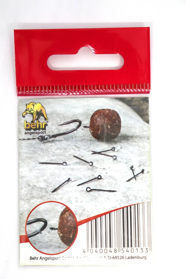Boilie-Stifte für Karpfenhaken | Bait Spike mit Silikonring f. Boilies & Pellets - Bild 4 von 4