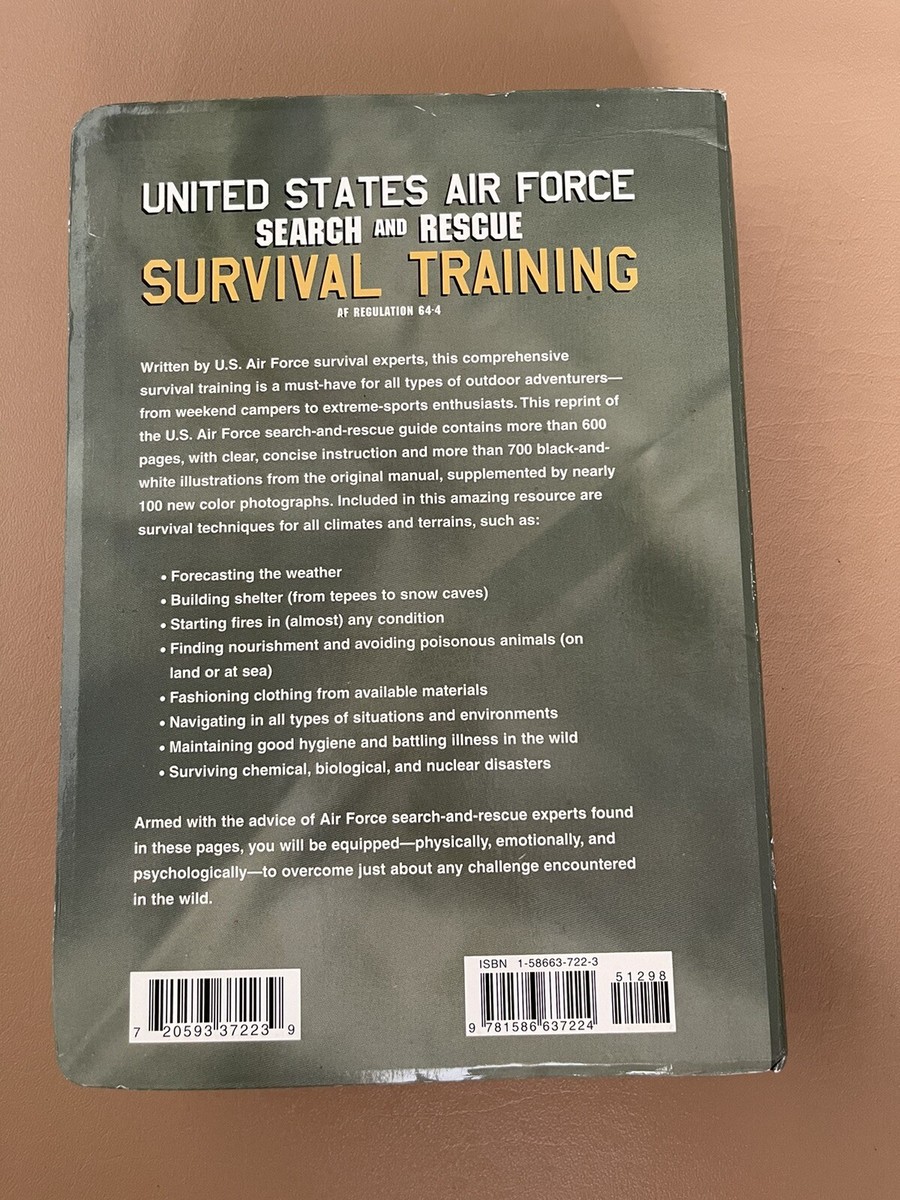 アメリカ空軍遭難専門書　『AIRCREW SURVIVAL』 Amazon.com: U.S. Air Force Aircrew Survival: 9781601700254