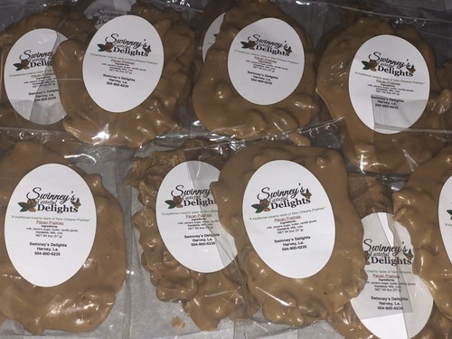 ⚜️Swinney’s Tasteful Delights LLC Nola Homemade One Dozen Pecan Praline Candy⚜️ - Picture 2 of 10