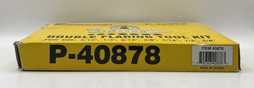 Pittsburgh P-40878 Double Flaring Cutting Tool Kit w/Case Size 3/16”-5/8” - Picture 8 of 10