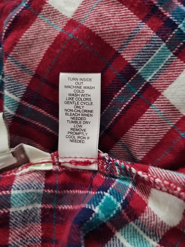 Cato Open Front Drape Over-layer Top Multicolor Plaid Plus 22W Cotton Flannel - Foto 12 di 12