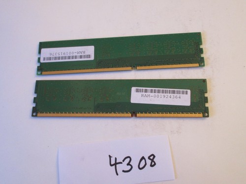 Samsung 2x2Gb=4Gb PC3-10600 1333Mhz DDR3 Desktop Memory RAM (4308) - Picture 2 of 2