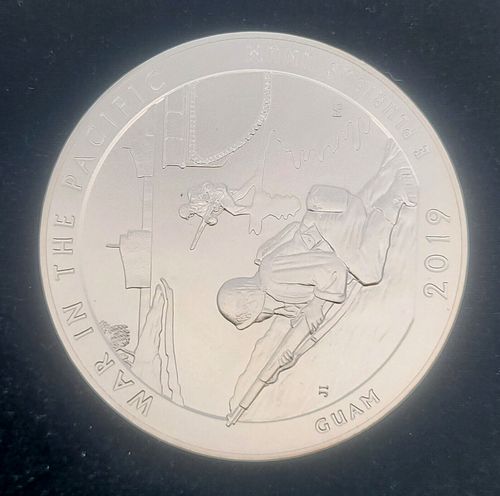 2019 P 5oz 999 Silver America the Beautiful War in the Pacific Uncirculated Coin - Picture 6 of 10