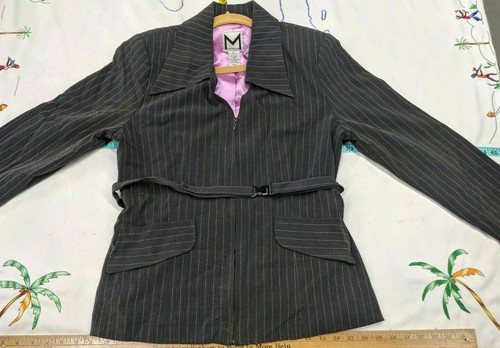 Marc Bouwer Womens Lined Zip Blazer Suit Combo Bust 42" 16W (32" x 29") STRETCH - Picture 2 of 9