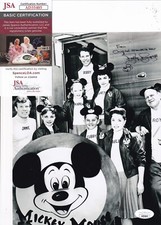 BOBBY BURGESS signed (THE MICKEY MOUSE CLUB) 8X10 photo JSA COA AD35405 BOBBY BURGESS signed (THE MICKEY MOUSE CLUB) 8X10 photo JSA COA AD35405