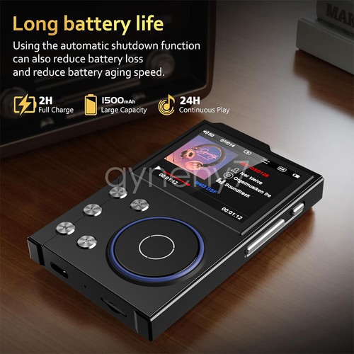 Reproductor de MP3 Bluetooth de Alta Resolución DSD DAC Audio Soporte 128GB/256G Tarjeta TF Reino Unido - Imagen 102 de 121